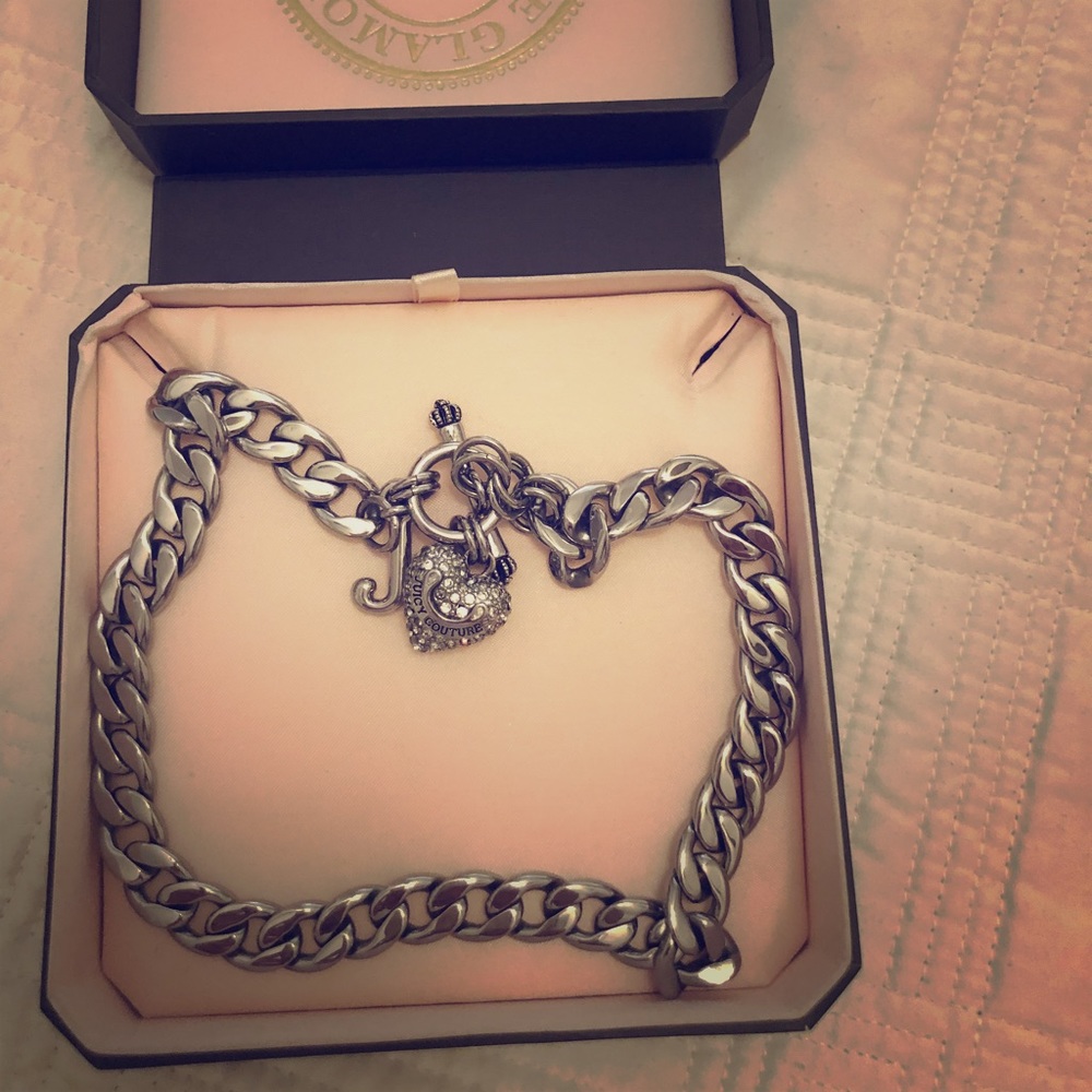 Brand New Sterling Silver Juicy Couture Chocker